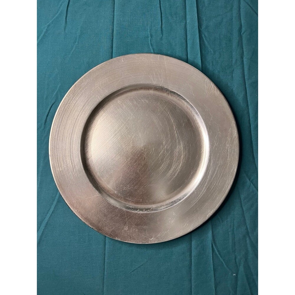 Set of 4 Matte Gold Charger Plates